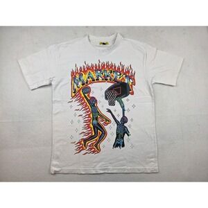 Chinatown Market Skeleton Basketball T-shirt‎ White Large Marcos Alvarado Tee